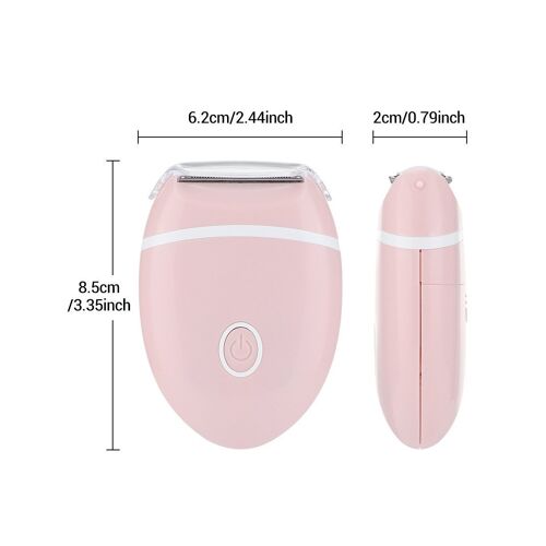 Tondeuse Dépilatoire Étanche Pour Femmes ¿ Rasoir Corporel 3 En 1 Avec Lames Douces Pour La Peau Pour Des Résultats Impeccables