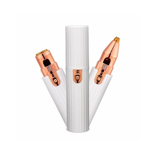 Tondeuse À Sourcils Électrique Rechargeable 2 En 1 Pour Femme - Portable, Chargement Usb, Épilation Indolore