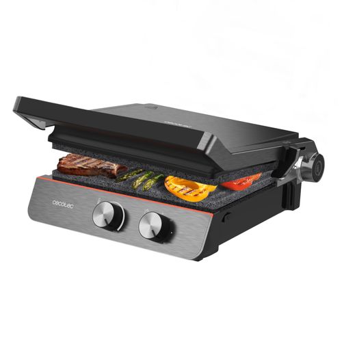 Cecotec Gril électrique Rock'nGrill Blaze Neon