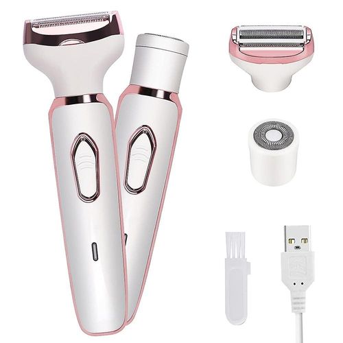 Rasoir Électrique Rechargeable Pour Femme - Tondeuse Bikini Indolore Pour Une Peau Lisse, Utilisation Humide Et Sèche, Lames Hypoallergéniques