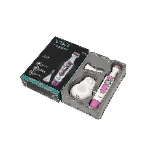 Ensemble De Tondeuses À Sourcils Et À Cheveux Électriques Pour Femmes ¿ Indolore, Portable, Ergonomique, Facile À Nettoyer, Rose