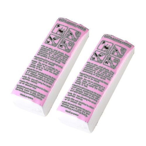Lot De 2 Bandes De Cire Brésilienne Pour Épilation ¿ Papier Dépilatoire Souple Non Tissé Pour Une Peau Lisse