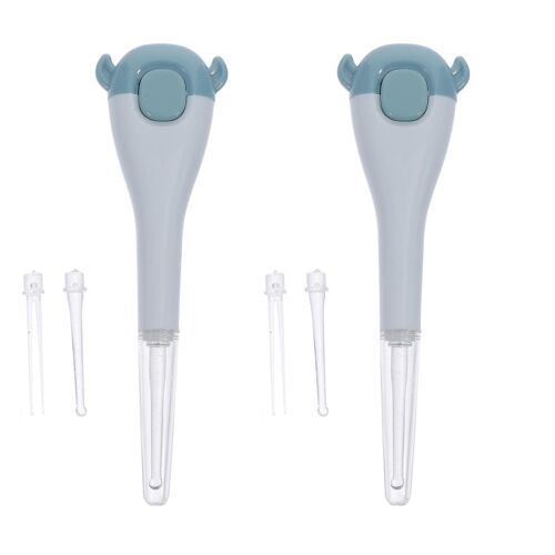 Lot De 2 Cure-Oreilles Pour Enfants Avec Lumière Led ¿ Cure-Oreilles En Abs Sûrs Et Durables Pour L'hygiène Des Oreilles De Bébé 