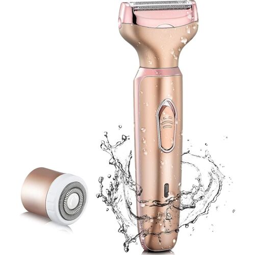 Rasoir Électrique 2 En 1 Pour Femme - Rasoir Sans Fil Pour Sourcils, Maillot Et Aisselles - Hypoallergénique Et Portable