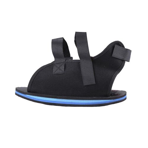 Chaussures De Protection Durables Contre Les Fractures Du Pied Pour La Récupération ¿ Chaussures De Marche En Plâtre Noir Pour Le Soutien Des Orteils Cassés