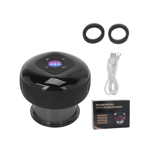 Masseur Électrique À Ventouses - Soulagement Intelligent De La Douleur Avec Compresse Chaude Et Luminothérapie Pour Un Usage Domestique