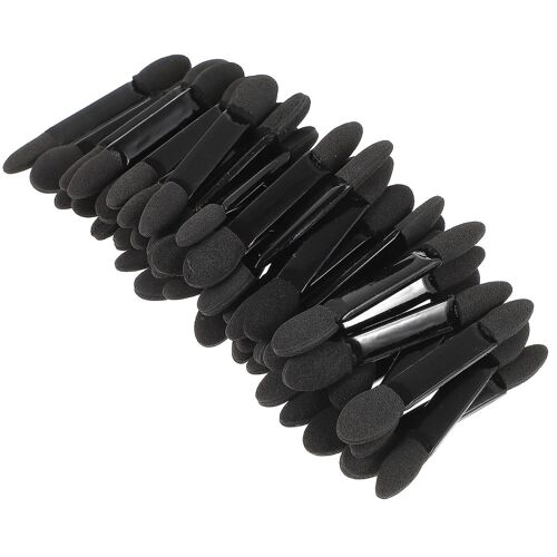 Lot De 50 Pinceaux À Paupières Éponge À Double Tête ¿ Outils De Maquillage Légers Pour La Maison Et Les Voyages, Parfaits Pour Tous Les Utilisateurs 