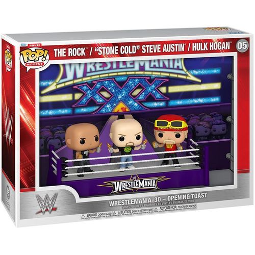 Wwe - Pack 3 Figurines Pop! Wrestlemania 30 Opening Toast