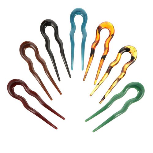 Lot De 7 Épingles À Cheveux Vintage En Forme De U ¿ Pinces À Cheveux Élégantes Et Tendance Pour Femmes, Accessoires Durables Et Stylés