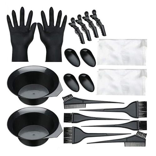 Kit De Coloration Capillaire Ultime - Outils Professionnels Pour La Coloration Capillaire À Faire Soi-Même, Comprenant Des Pinceaux, Des Peignes Et Des Gants