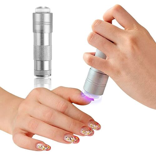 Lampe Uv Led À Tête En Silicone ¿ Séchage Rapide Et Outil De Gaufrage Pour Nail Art, Pour La Maison Et Le Salon