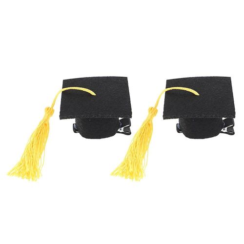 Lot De 2 Pinces À Cheveux Pour Casquette De Remise De Diplôme - Accessoires Amusants Pour Les Fêtes Et Cérémonies De Remise De Diplômes, Accessoires Photo Parfaits !