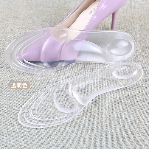 Semelles Intérieures En Gel Transparent Pour Talons Hauts Et Sandales ¿ Amortissantes, Antidérapantes, Respirantes, Ajustement Personnalisable ¿ Tailles Ue 35-39