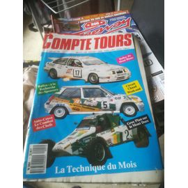 Compte Tours 1 De 1989 Gany,Sormani,Bmw M1 Gr5,Mont Dore,Trieves,Ragnotti,Mont Blanc,Porsche 4x4,Bmw M5