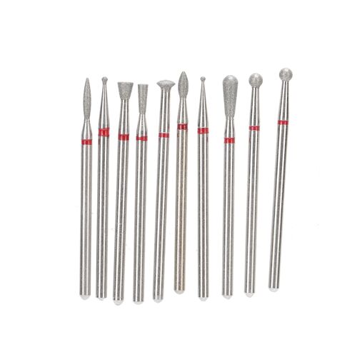 Lot De 10 Forets À Ongles Multifonctions En Carbure De Tungstène Pour Polissage, Retrait Et Manucure ¿ Outils De Qualité Professionnelle