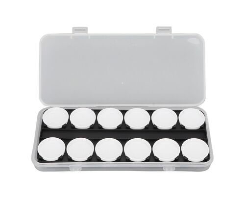 Palette De Nail Art 24 Cases ¿ Plateau De Mélange De Couleurs Abs Professionnel Pour Artistes Et Bricoleurs 