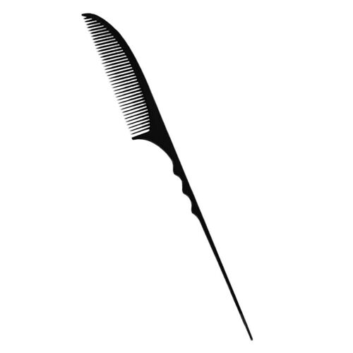 Peigne De Coiffure Antistatique Haut De Gamme Avec Manche Ergonomique, Queue De Précision, Matériau Pp Durable ¿ Noir