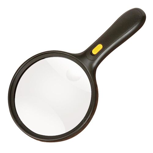 Loupe Éclairante Extra Large De 138 Mm ¿ Objectif 2x Et Zoom 5x, Éclairage Led, Idéale Pour La Lecture Et L'examen Détaillé