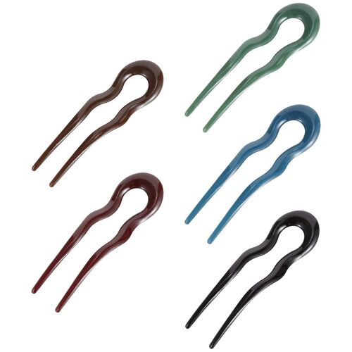 Lot De 5 Épingles À Cheveux Élégantes ¿ Épingles À Cheveux Creuses Sculptées Durables Pour Chignons, Chignons Et Cadeaux Uniques 