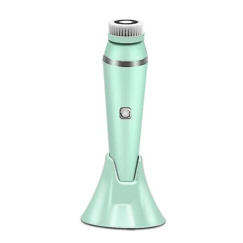 Ensemble De Brosses Nettoyantes Pour Le Visage Rechargeables Et Étanches Avec 4 Têtes De Brosse Et 3 Vitesses Pour Tous Types De Peau