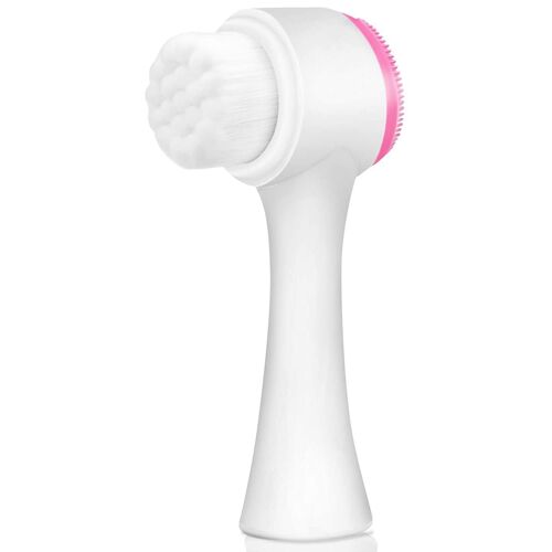 Brosse Nettoyante Manuelle Double Face Pour Un Nettoyage En Profondeur Des Pores Et Une Exfoliation Douce - Parfaite Pour Tous Les Types De Peau