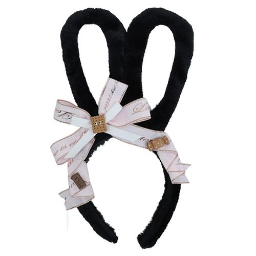 Serre-Tête Oreilles De Lapin En Peluche Pour Les Fêtes De Pâques, Style Gothique Lolita, Parfait Pour Les Enfants Et Les Adultes, Accessoire Photo