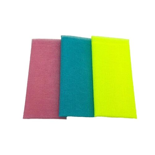 Lot De 3 Serviettes Exfoliantes En Luffa ¿ Lingettes Nettoyantes Pour Le Corps De Qualité Supérieure Pour Un Nettoyage En Profondeur Et Des Soins De La Peau ¿ Durables Et Portables