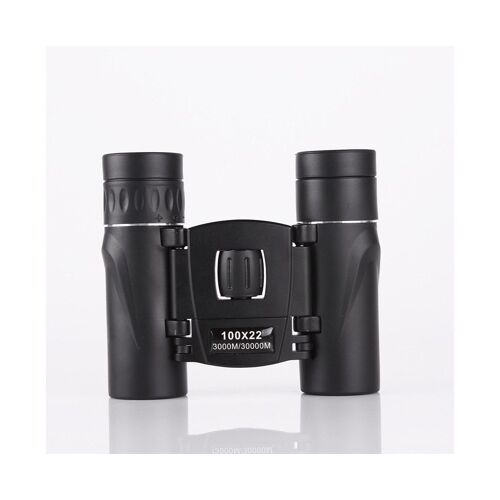 Jumelles pliantes grossissantes 100X pour enfants et adultes - Jumelles de poche compactes pour activités de plein air