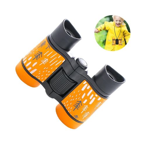 Jumelles pour enfants de 3 à 10 ans - Durables, légères, grossissement x4, sans danger pour les enfants, cadeau idéal