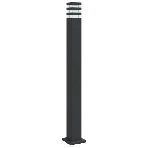 Lampadaire D'extérieur 110 Cm Aluminium Noir Helloshop26 02_0042506