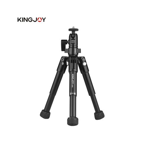 Mini trépied KINGJOY SC051 - Léger, portable, hauteur réglable de 22,4 à 45,7 cm, supporte 2 kg, idéal pour la photographie en extérieur