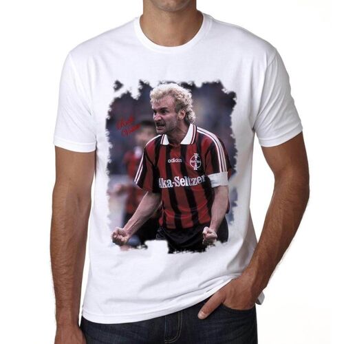 Homme Tee-Shirt Rudi Voller T-Shirt Graphique Éco-Responsable Vintage Cadeau Nouveauté