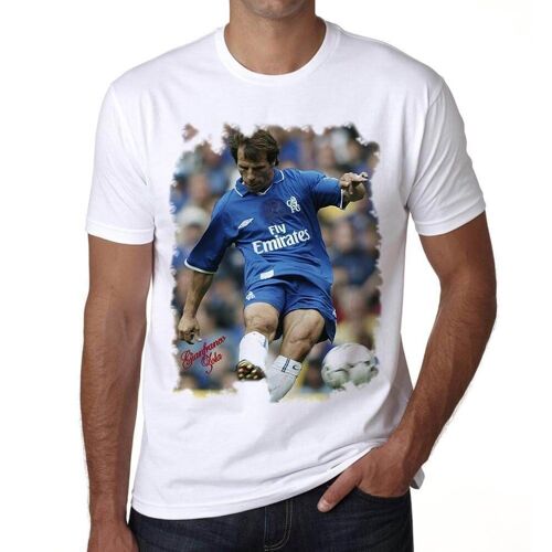 Homme Tee-Shirt Gianfranco Zola T-Shirt Graphique Éco-Responsable Vintage Cadeau Nouveauté