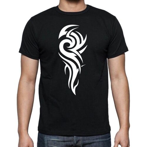 Homme Tee-Shirt Tatouage Tribal Maori 2 - Maori Tribal Tattoo 2 - T-Shirt Graphique Éco-Responsable Vintage Cadeau Nouveauté