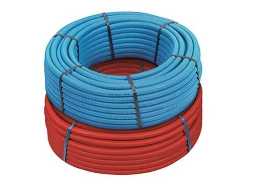 Tube Multicouche - HENCO - 50M - Ø20x2,0 - Alu 0,28mm - Gaine Rouge