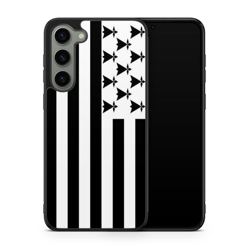 Coque De Téléphone Pour Samsung Galaxy A33 Drapeau Bretagne Breizh Breton Gwenn Ha Du Ref 100