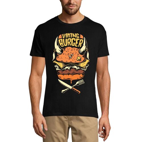 Homme Tee-Shirt Hamburger Viking - Viking Burger - T-Shirt Graphique Éco-Responsable Vintage Cadeau Nouveauté