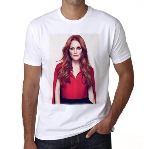 Homme Tee-Shirt Julianne Moore T-Shirt Graphique Éco-Responsable Vintage Cadeau Nouveauté