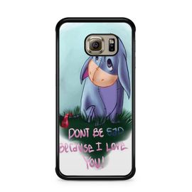 Coque De Téléphone Pour Samsung Galaxy S6 Edge Bourriquet Winnie L'ourson Disney Dessin Animé Amis Cute Amour Ref 902