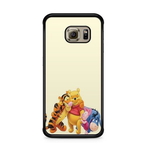 Coque De Téléphone Pour Samsung Galaxy S7 Bourriquet Winnie L'ourson Disney Dessin Animé Amis Cute Amour Ref 177