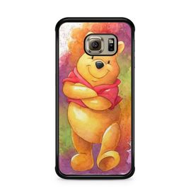 Coque De Téléphone Pour Samsung Galaxy S6 Edge Bourriquet Winnie L'ourson Disney Dessin Animé Amis Cute Amour Ref 1749
