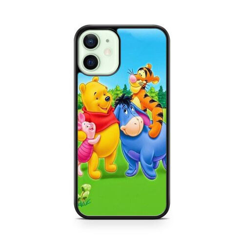 Coque De Téléphone Pour Iphone 14 Pro Max Bourriquet Winnie L'ourson Disney Dessin Animé Amis Cute Amour Ref 2081