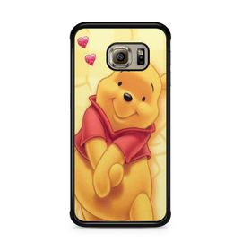 Coque De Téléphone Pour Samsung Galaxy S6 Edge Bourriquet Winnie L'ourson Disney Dessin Animé Amis Cute Amour Ref 1265