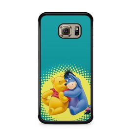 Coque De Téléphone Pour Samsung Galaxy S6 Edge Bourriquet Winnie L'ourson Disney Dessin Animé Amis Cute Amour Ref 1870