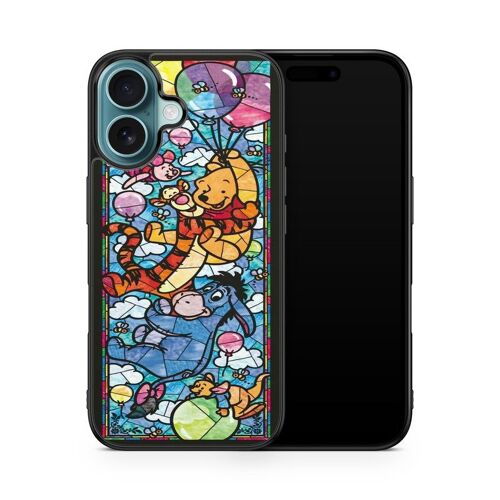Coque De Téléphone Pour Iphone 16 Bourriquet Winnie L'ourson Disney Dessin Animé Amis Cute Amour Ref 2419