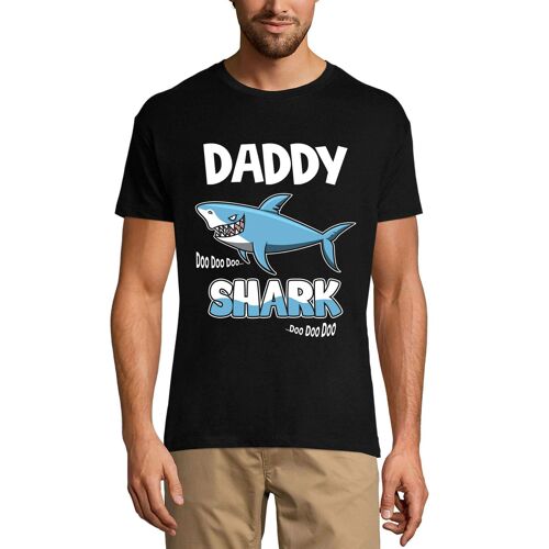 Homme Tee-Shirt Papa Requin Doo Doo Doo Doo - Daddy Shark Doo Doo Doo - T-Shirt Graphique Éco-Responsable Vintage Cadeau Nouveauté