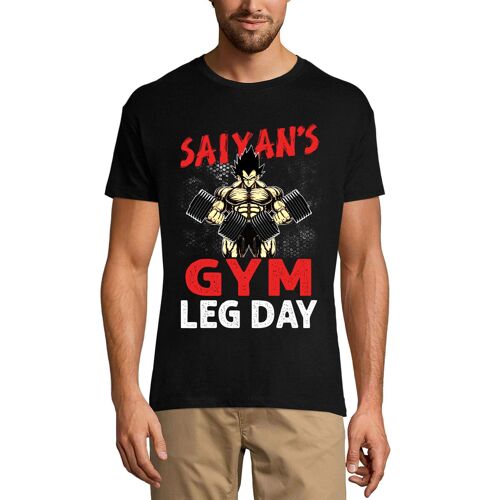 Homme Tee-Shirt Manga Gym Leg Day - Anime T-Shirt Graphique Éco-Responsable Vintage Cadeau Nouveauté