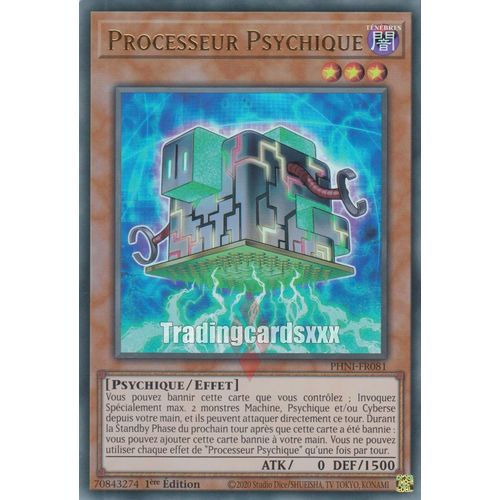 Yu Gi Oh Phni Fr081 Processeur Psychique Ultra Rare