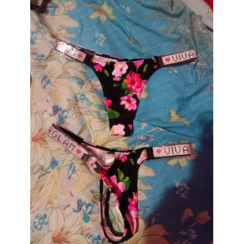 Lot De 2 String Florale