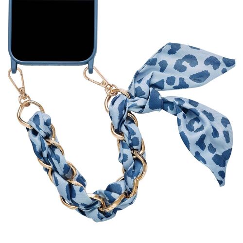 Selencia Bracelet De Luxe Avec Écharpe Bleu